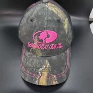 MossyOak Ball Cap Camo and Hot Pink OSFM